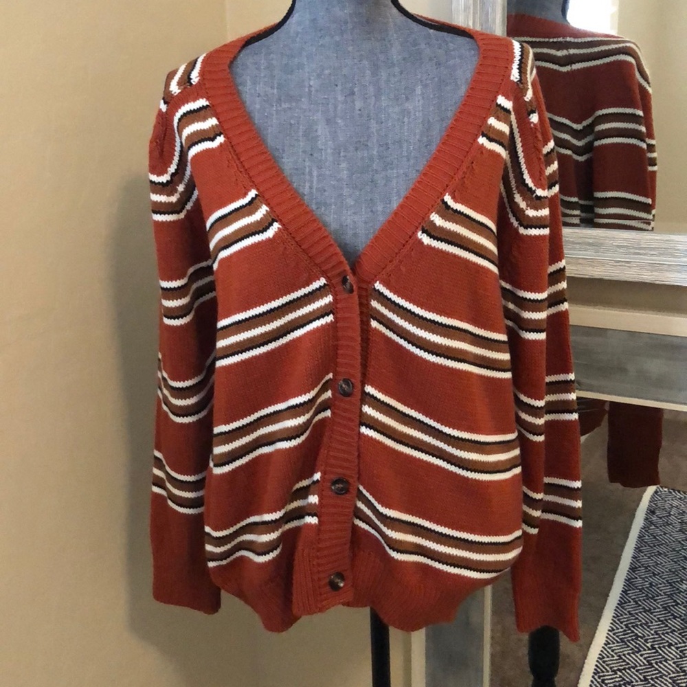 New Anthropologie Slouchy Italian Cardigan